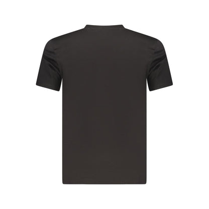 Guess Jeans Nero Katoenen Heren T-shirt