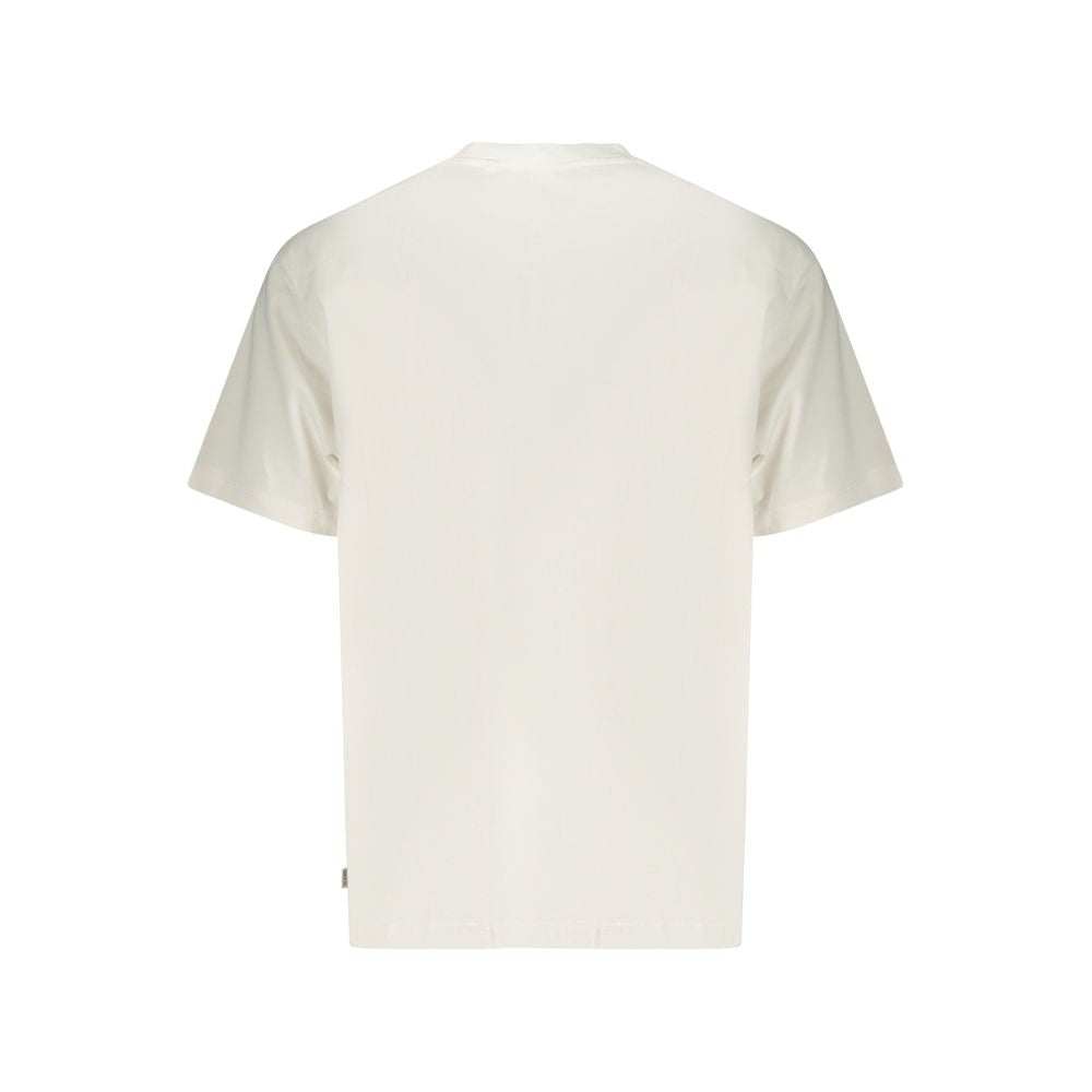 Guess Jeans White Cotton Men's T-Shirt - Timeless Style