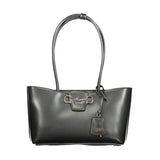 Guess Jeans Black Polyurethane Handbag for Women - Stylish & Versatile