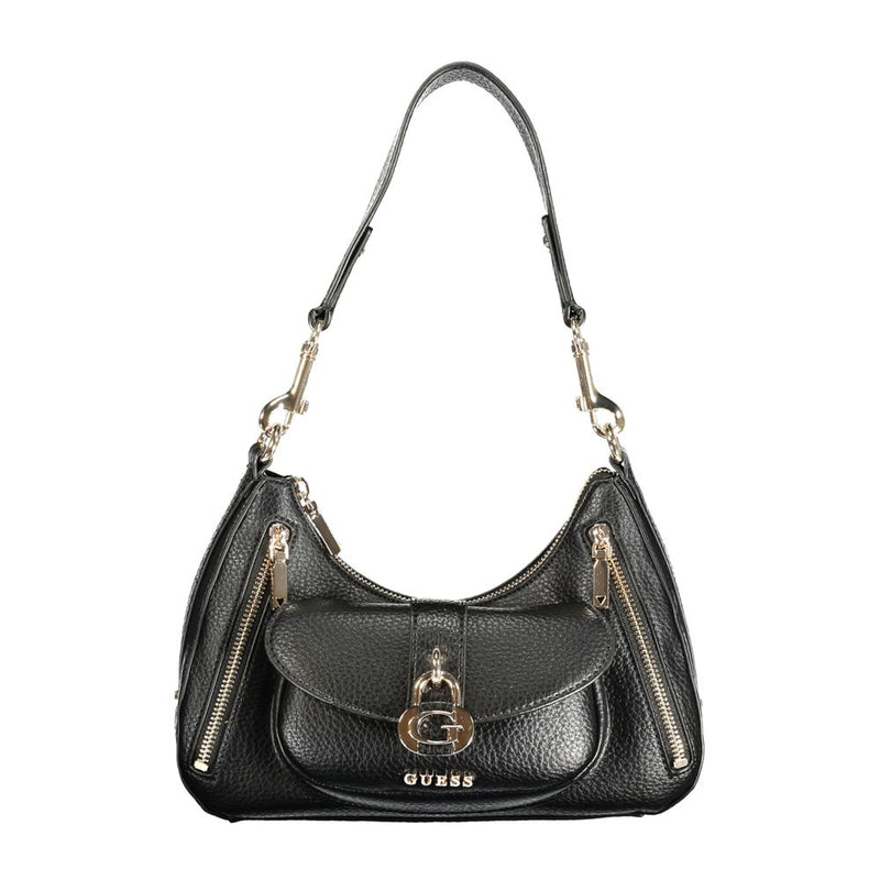 Guess Jeans Nero Poliuretano Handbag for Women