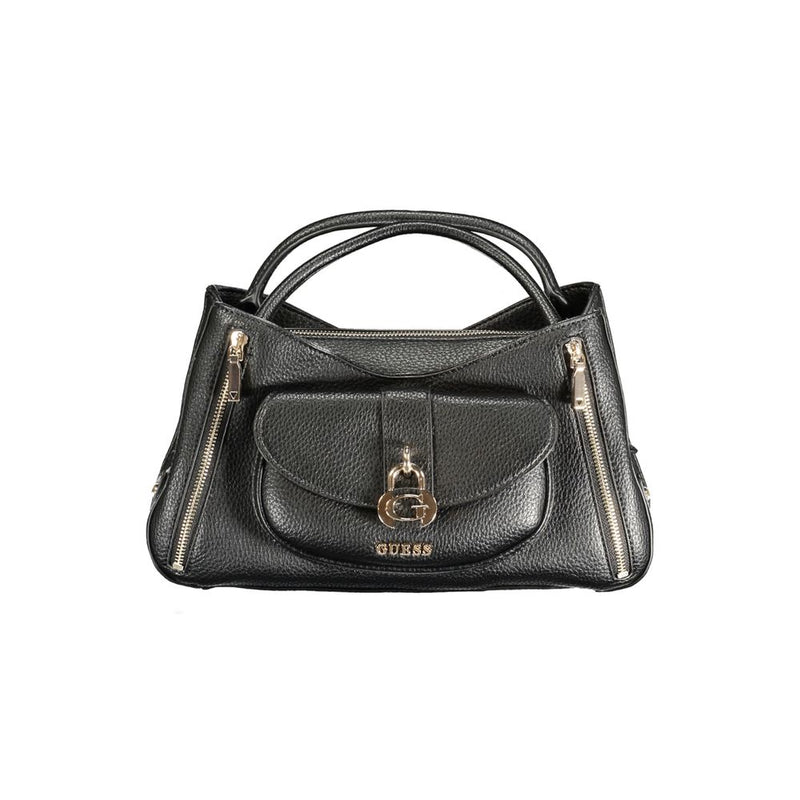 Guess Jeans Nero Poliuretano Handbag for Women