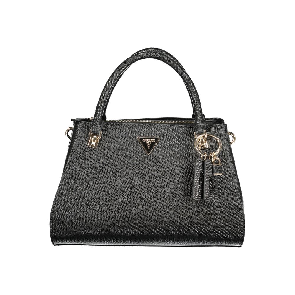 Guess Jeans Black Polyurethane Handbag for Women