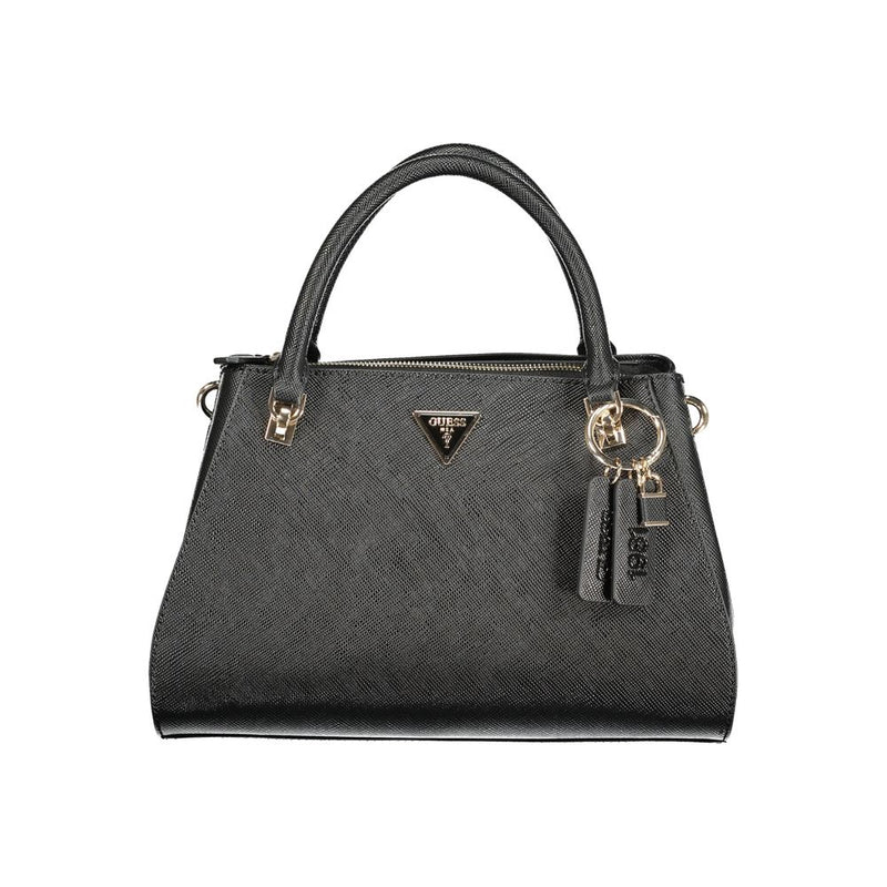 Guess Jeans Black Polyurethane Handbag for Women