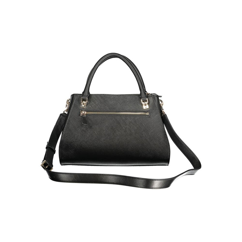 Guess Jeans Black Polyurethane Handbag for Women