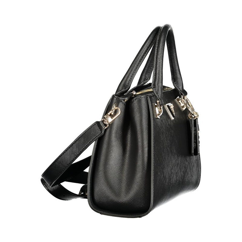 Guess Jeans Black Polyurethane Handbag for Women