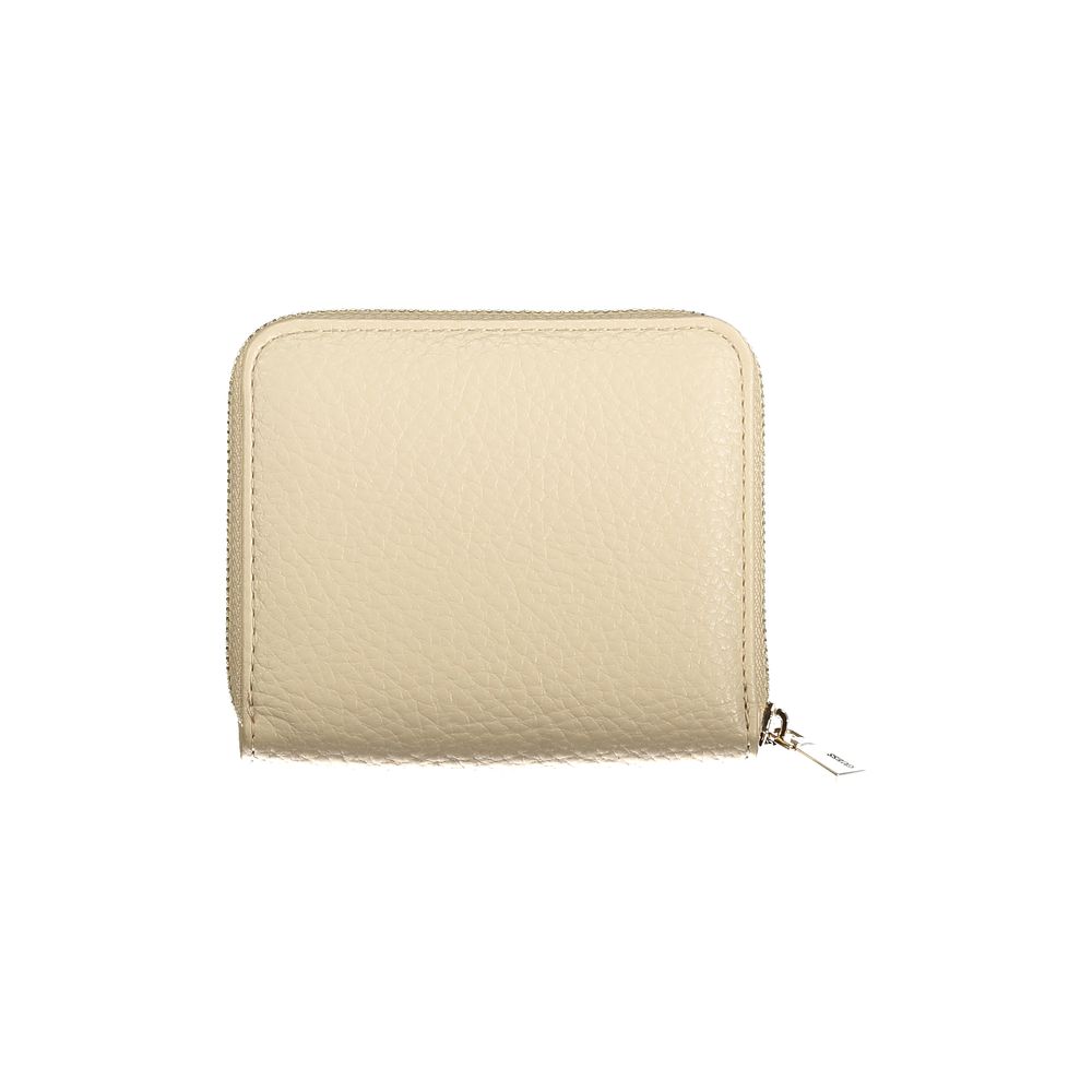 Guess Jeans Beige Polyurethane Women's Wallet - Chic & Durable