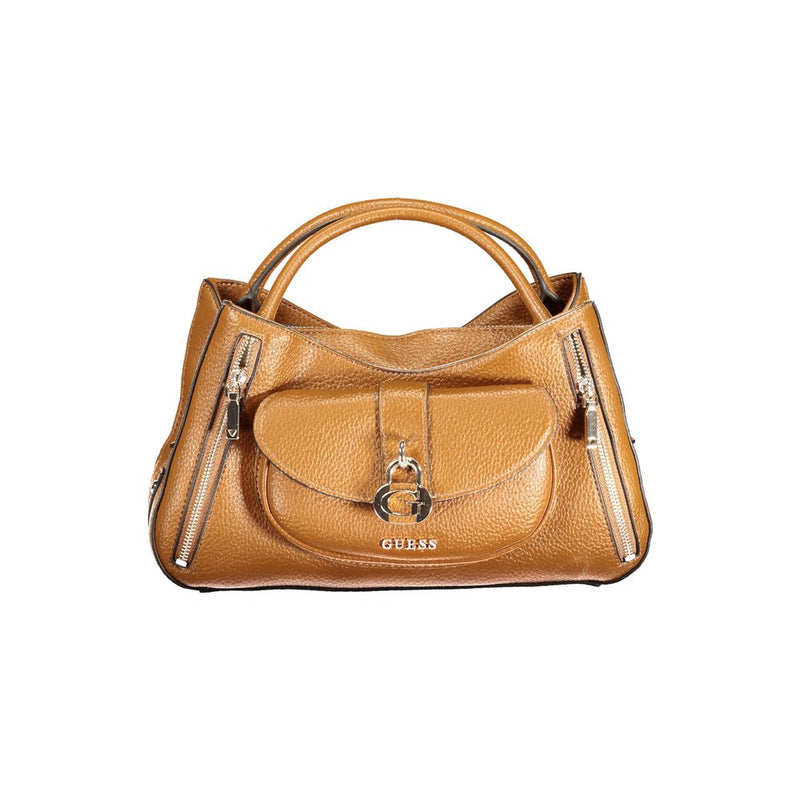 Guess Jeans Jessa Handbag Marrone - Polyurethane Women’s Bag