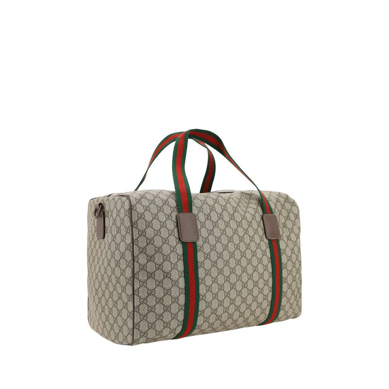 Bagages et articles de voyage Gucci marron en polyéthylène