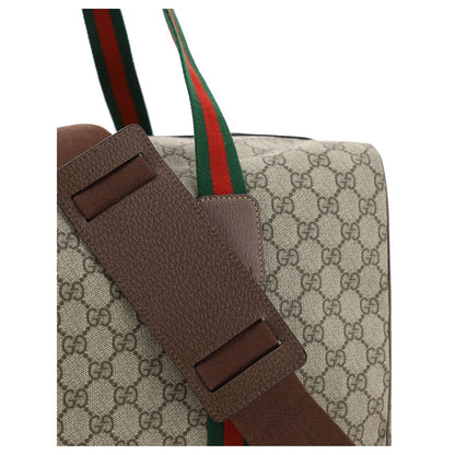 Bagages et articles de voyage Gucci marron en polyéthylène