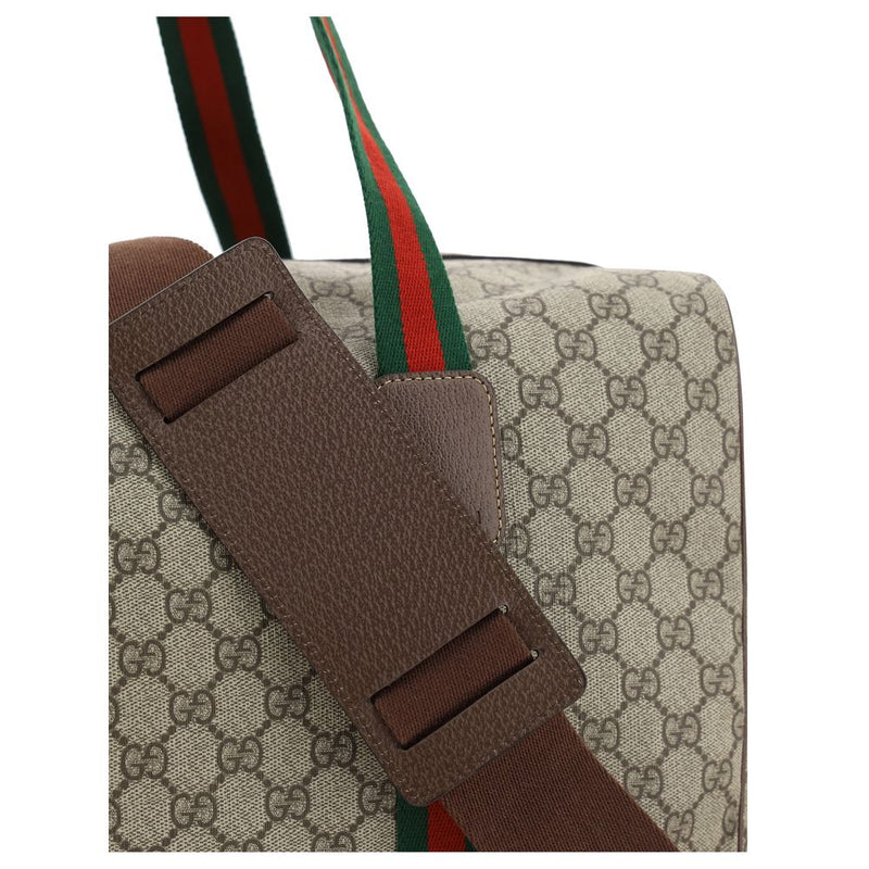 Bagages et articles de voyage Gucci marron en polyéthylène