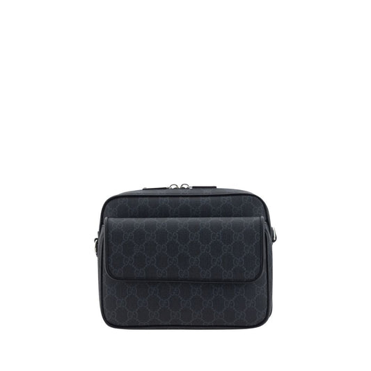 Sac à bandoulière en polyéthylène gris Gucci