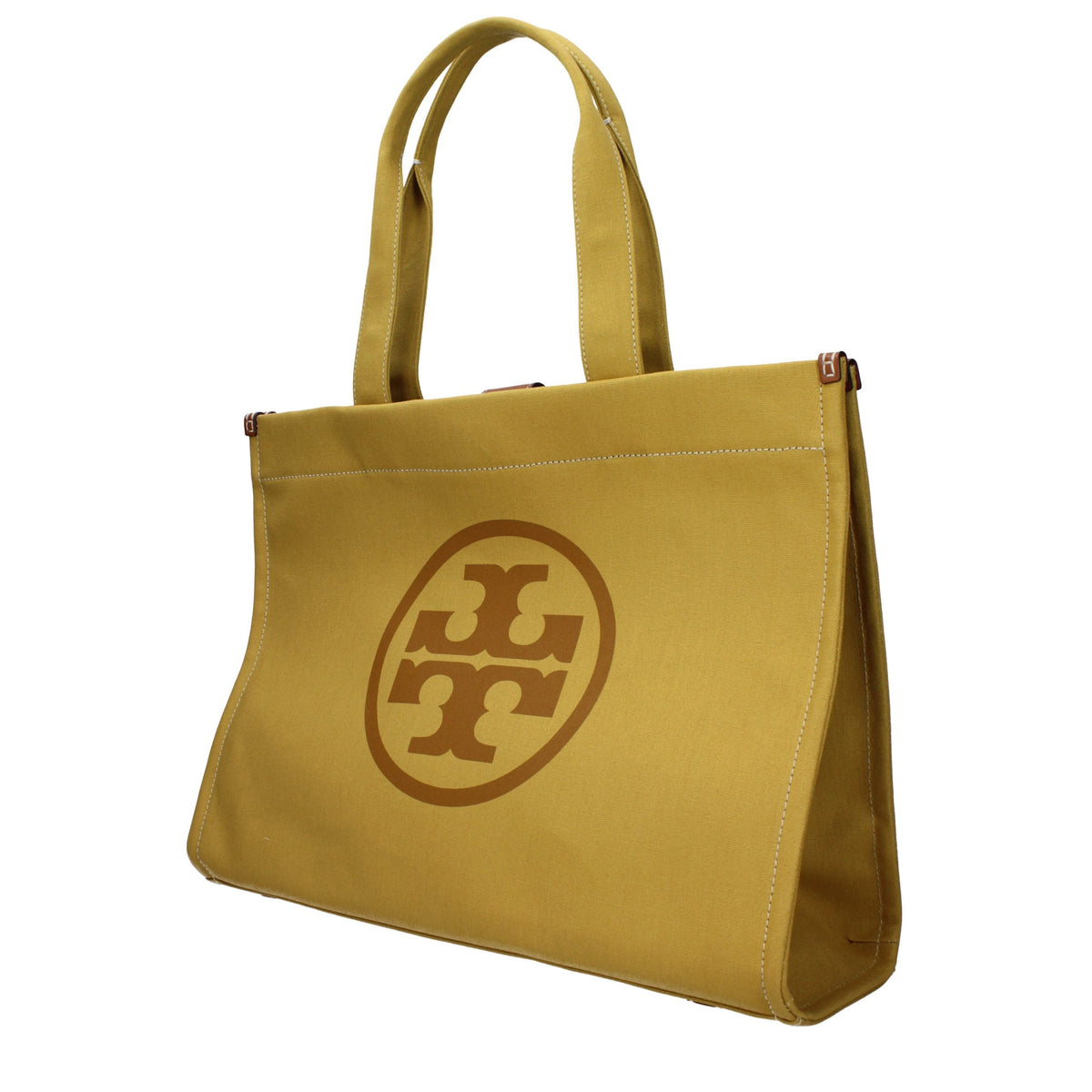 Tory Burch Yellow Fabric Shoulder Bag - Chic and Functional