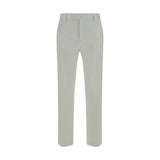 PT Torino White Cotton Casual Pants for Men