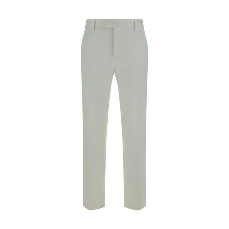 PT Torino Witte Katoenen Casual Broek