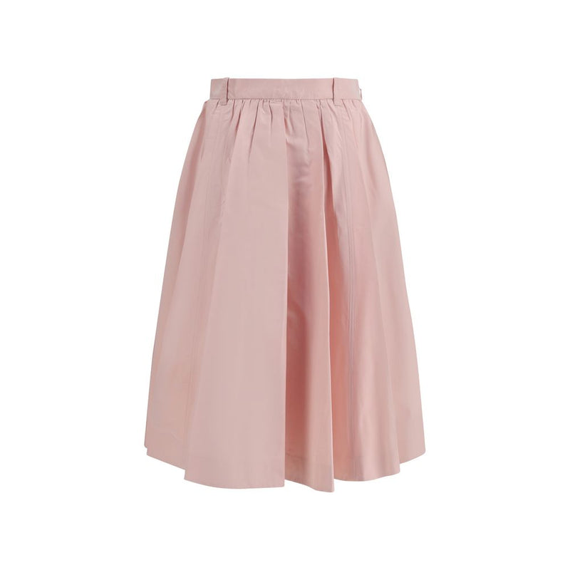 Prada Multicolor Silk Long Skirt - SS26 Collection