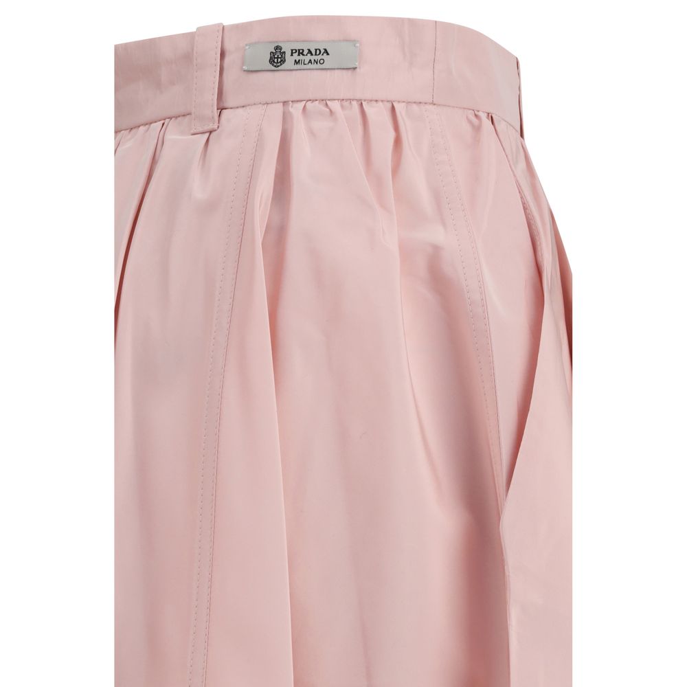 Prada Multicolor Silk Long Skirt - SS26 Collection