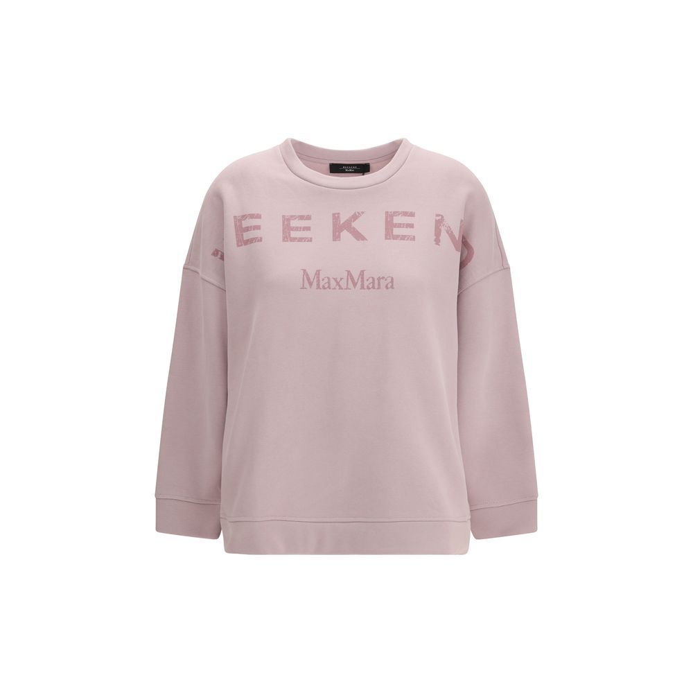 Max Mara Purple Cotton Sweatshirt - Oversized Comfort