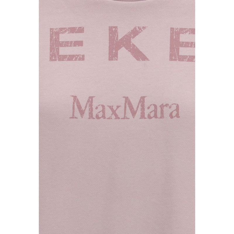 Max Mara Purple Cotton Sweatshirt - Oversized Comfort