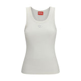 Diesel T-Anki-Od Top en Coton Blanc pour Femmes