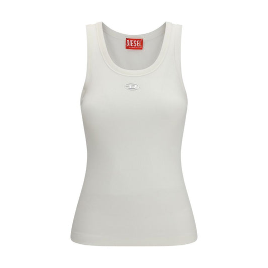 Diesel T-Anki-Od White Cotton Top for Women