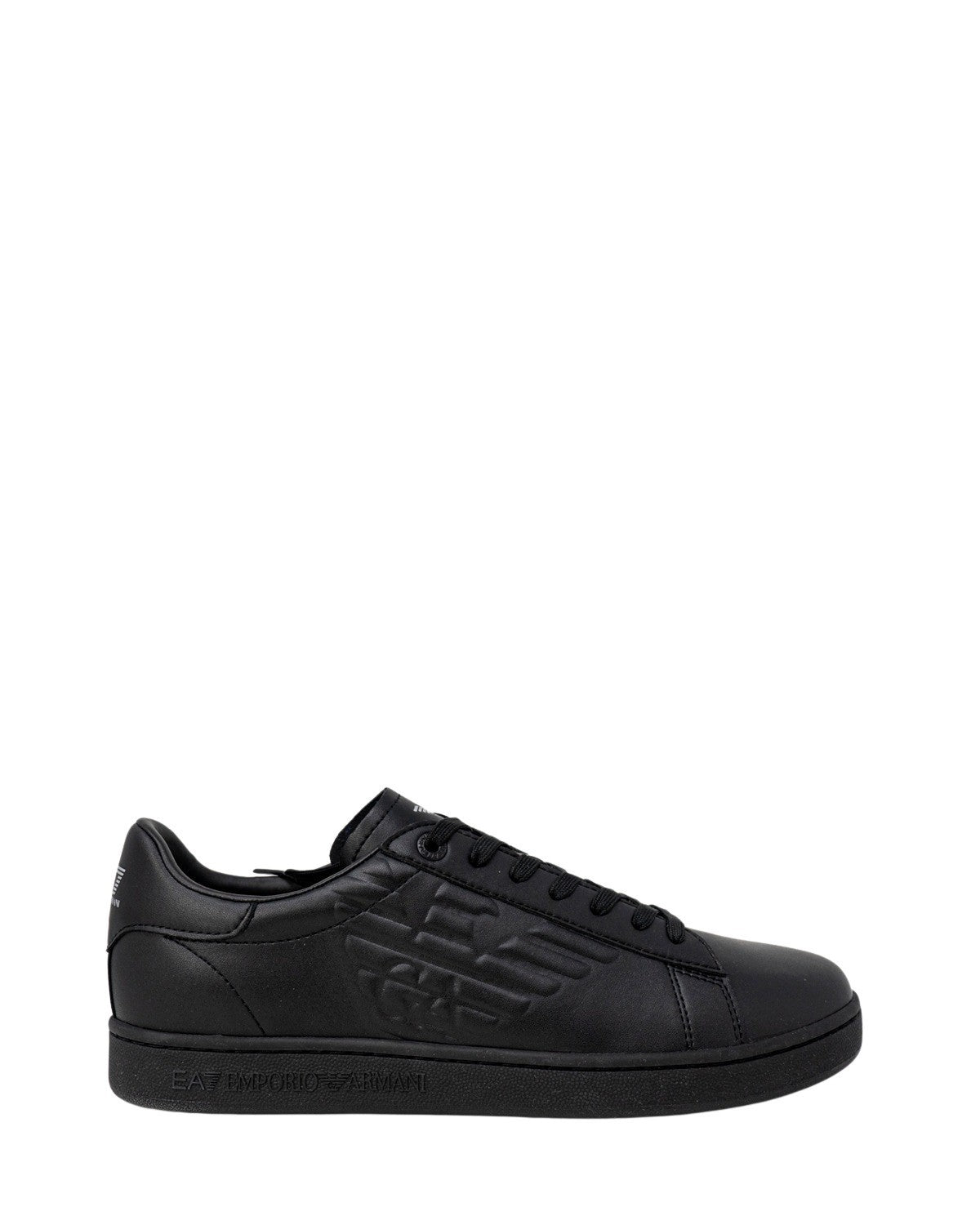 EA7 Emporio Armani Black Low Top Sneakers for Men - Stylish Comfort