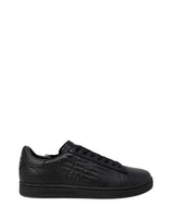 EA7 Emporio Armani Black Low Top Sneakers for Men - Stylish Comfort