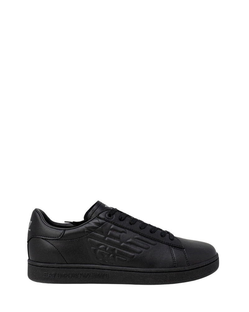 EA7 Emporio Armani Black Low Top Sneakers for Men - Stylish Comfort