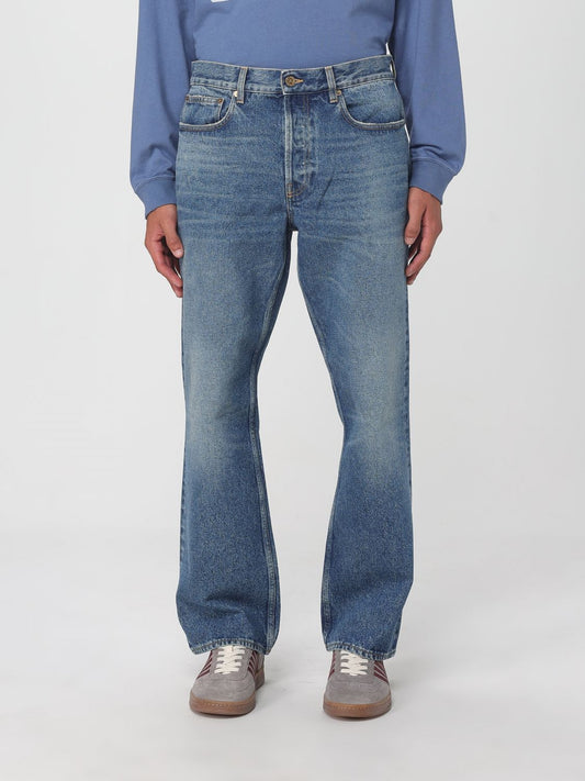 Golden Goose Blue Cotton Flared Jeans for Men
