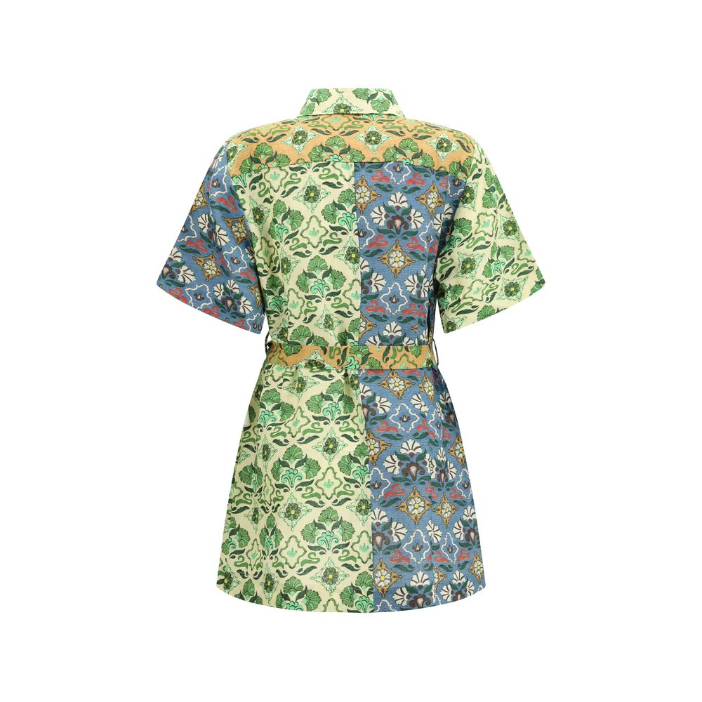 Alemais Ali Spliced Mini Dress - Élégante Robe Mini Multicolore