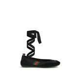 Gucci Black Fabric Shift Ballerinas for Women