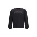 Diesel S-Norm-V10 Black Cotton Sweatshirt for Men