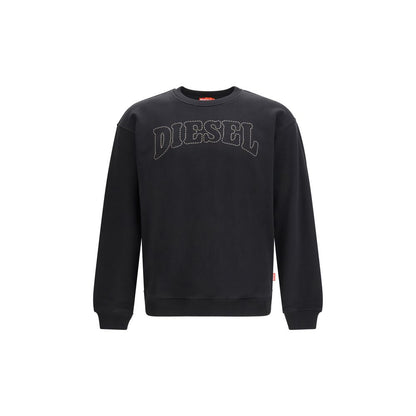 Diesel Zwarte Katoenen Sweatshirt