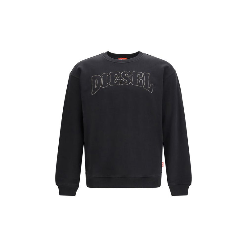 Diesel Zwarte Katoenen Sweatshirt