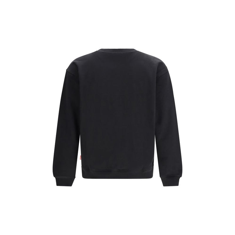 Diesel Zwarte Katoenen Sweatshirt