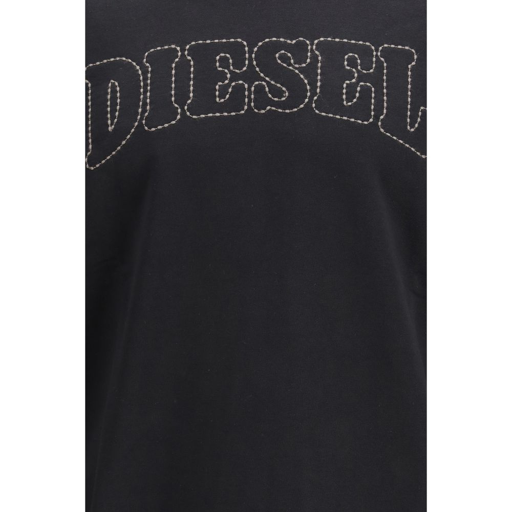 Diesel S-Norm-V10 Black Cotton Sweatshirt for Men