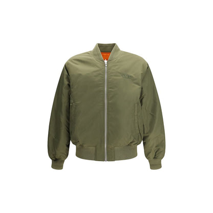 Blouson aviateur bicolore en polyamide Diesel
