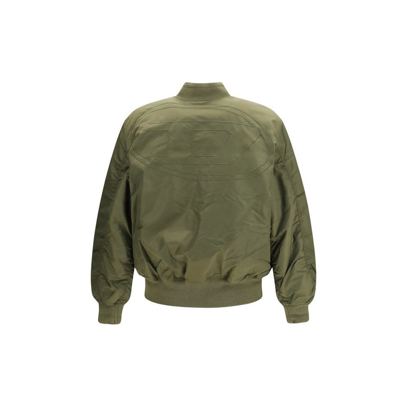 Diesel W-Type-D1 Bicolor Polyamide Bomber Jacket