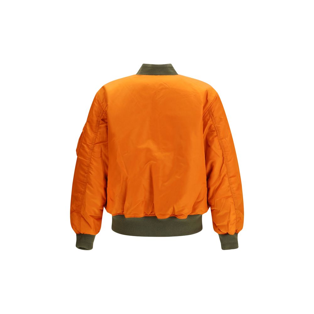 Diesel W-Type-D1 Bicolor Polyamide Bomber Jacket