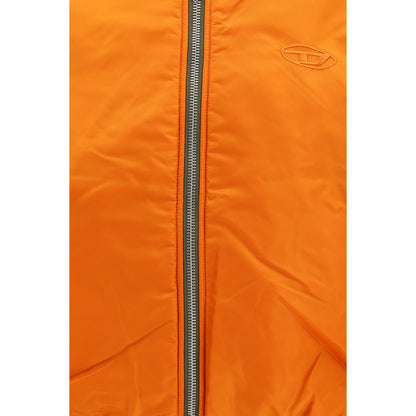 Blouson aviateur bicolore en polyamide Diesel