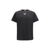 Diesel T-Norm-IOD Black Cotton T-Shirt for Men