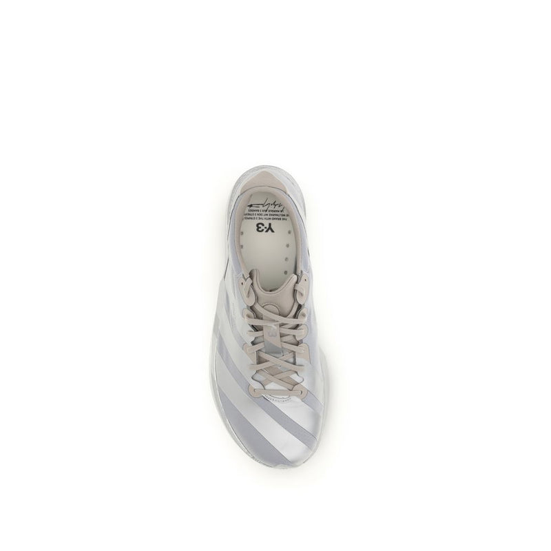 Baskets athlétiques Y-3 en tissu gris