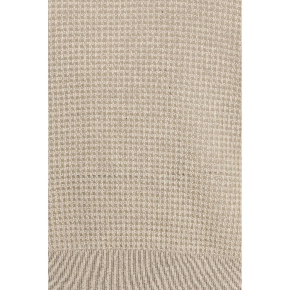 Brunello Cucinelli Beige Cashmere Sweatshirt for Women