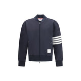 Thom Browne Blauwe Viscose Bomber