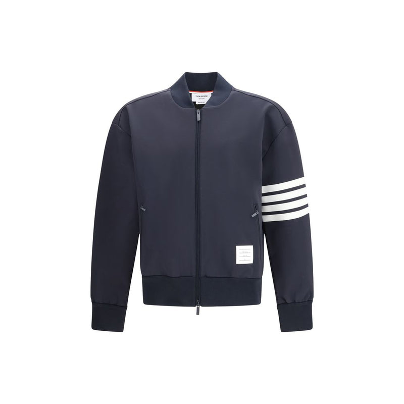 Thom Browne Blauwe Viscose Bomber