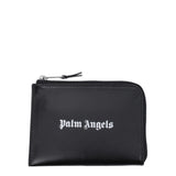 Palm Angels Black Leather Cardholder - Stylish & Functional