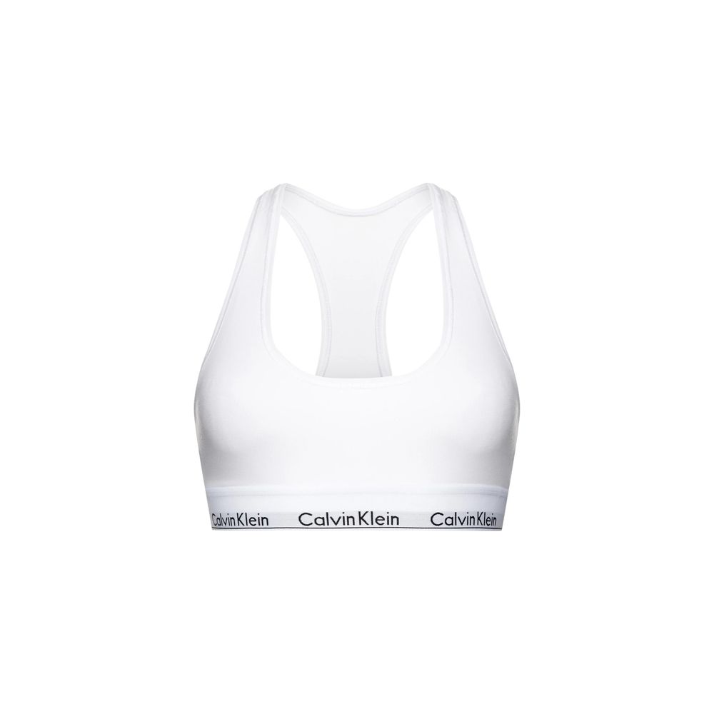 Calvin Klein Underwear F3785E Women's White Cotton Bra