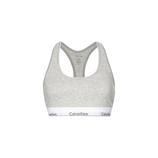 Calvin Klein Underwear F3785E Gray Cotton Bra for Women