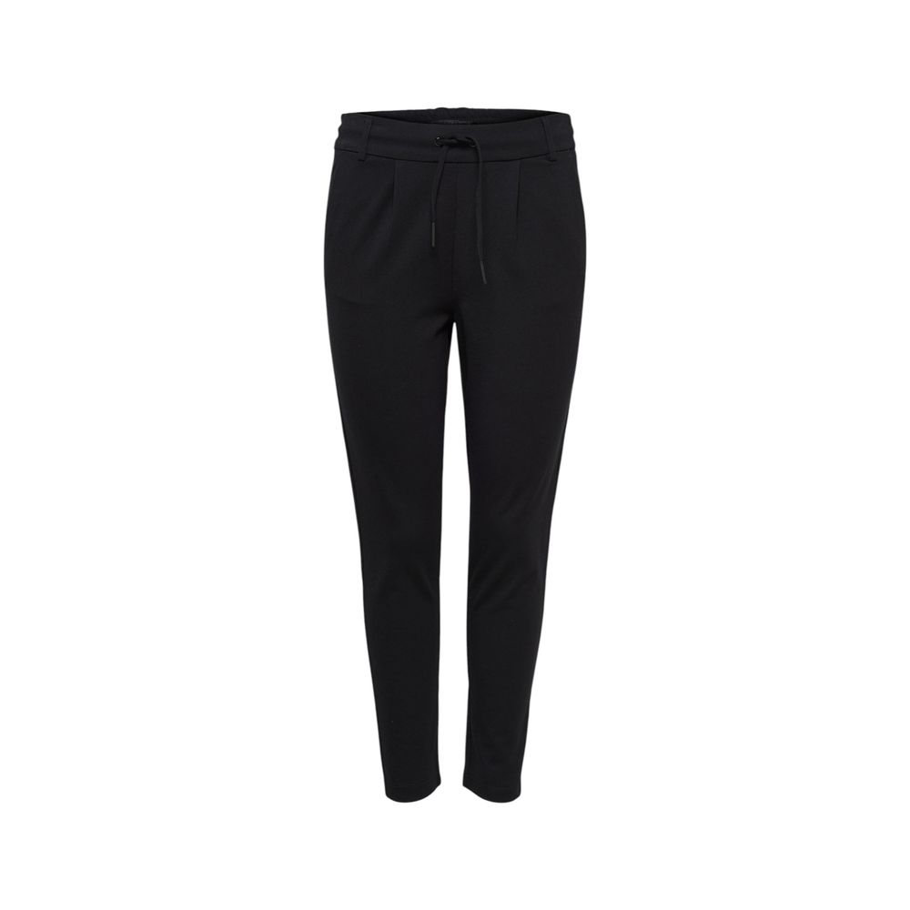 Only Black Viscose Casual Pants - ONLPOPTRASH LIFE EASY COL