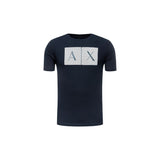 T-shirt en coton bleu Armani Exchange