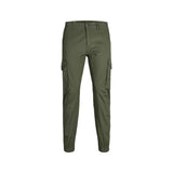 Jack Jones PAUL FLAKE AKM 542 NOOS Green Cotton Skinny Pants